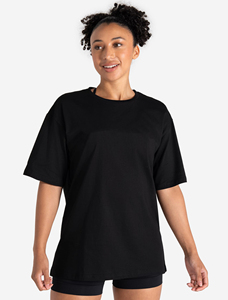 เสื้อยืดออกกำลังกายผ้าฝ้ายขายส่ง เสื้อแขนสั้นระบายอากาศสำหรับผู้หญิง เสื้อยืดโอเวอร์ไซส์สำหรับผู้หญิง - Product Image 3