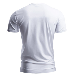 T-shirt col rond pour homme de qualité supérieure, confortable, en coton mélangé durable et au look décontracté moderne - Product Image 4