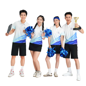 Maillots de sport imprimés en polyester, chemise à col personnalisable, unisexe, respirant, tenue d'équipe pour l'extérieur, uniforme d'entraînement d'équipe - Product Image 1