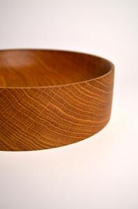 Bol de service en bois de qualité supérieure, fait main, en bois naturel, rustique, pour la cuisine, les fruits, les salades, les collations, la décoration de table - Product Image 4