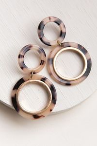 Pendientes de Clip Geométricos de Resina para Mujer H a CRAFT - Estilo Clásico para Fiestas y Eventos, Formas Personalizadas (Rectángulo, Óvalo, Corazón, Hoja) - Product Image 5