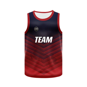 High Performance Summer Sleeveless Sublimation Basketball Jersey Custom Printed Quick Dry Polyester Breathable Basketball Jersey - Product Image 6