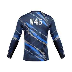 Camiseta de Manga Larga con Cuello Redondo, 100% Algodón, Impresión Personalizada, Secado Rápido, Ecológica, Corte Regular, Transpirable, Costuras de Alta Calidad, OEM ODM - Product Image 5