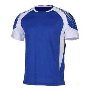 Camiseta de Fútbol Unisex de Manga Corta con Cuello en V, Impresión por Transferencia de Calor, Transpirable, Absorbe la Humedad, 100% Poliéster, Corte Atlético - Product Image 1