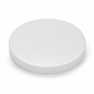 Tapa redonda de plástico PP para frasco, tamaño personalizado, tapa blanca de rosca con sello interno para frasco de crema cosmética, fabricante de fábrica en Vietnam - Product Image 1