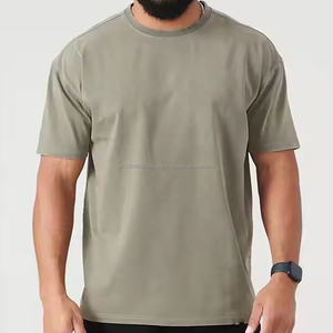 Camiseta Blanca para Hombre, Estilo Urbano, 100% Algodón, 250GSM, con Estampado Personalizado OEM, Transferencia Térmica, Impresión DTG, Lavado Ácido Vintage - Product Image 4