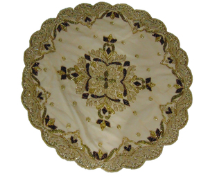 Elegant Embroidered Floral Kitchen <b>Table</b> Linens <b>Table</b> <b>Runner</b> High Quality Handmade Net Organza Fabric Decorative <b>Dining</b> - Product Image 5