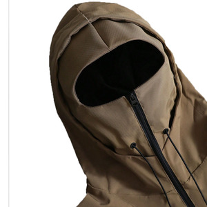 Veste tactique personnalisée coupe-vent pour homme, style pull-over cagoule, à capuche oversize, résistante à l'eau et au vent, USA - Product Image 6
