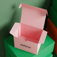 Boîte d'emballage en carton écologique personnalisée, boîte cadeau rigide en papier avec couvercle pour l'expédition