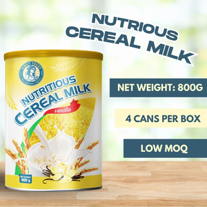 800g Nutritious Cereal <b>Milk</b> Powder Instant Soluble Tinned Can 18 Months Shelf Life Healthy Free Sample OEM ODM VINUT TRUST - Product Image 5