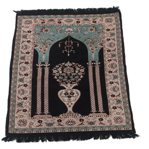 Confortable Polyester Janamaz islamique musulman imprimé tapis de prière tissu doux pliable antidérapant anti-dérapant tapis de voyage - Product Image 2