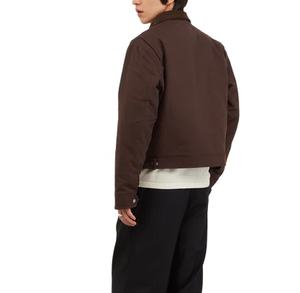 High Quality Custom Design Embroidered Full Zip up Oversize Bomber Vintage Washed Denim Work <b>Jacket</b> For Men - Product Image 2