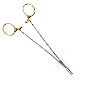 Porte-aiguilles chirurgical manuel Debakey Jameson en acier inoxydable demi-or pour procédures médicales de précision - Product Image 2