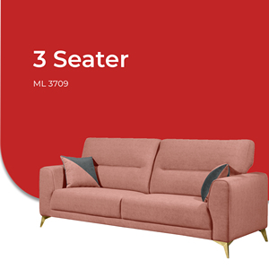 Goodnite 2, Conjunto de Sofá Seccional Minimalista de 3 Plazas, Ecológico, con Respaldo Acolchado, Espuma de Alta Densidad, Brazos Acolchados Resistentes - Product Image 3