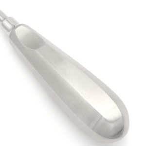 Elevador de punta Bernard Root de ángulo recto 4mm 15.5cm, tipo bayoneta, para sindesmotomía, instrumento quirúrgico dental de extracción con mango hueco - Product Image 3