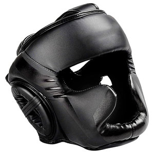 Casque de boxe en cuir PU pour Muay Thai, entraînement et sparring, équipement de gym de boxe, protection pour le taekwondo et les arts martiaux - Product Image 1