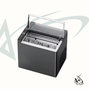 เครื่องทำน้ำแข็งอัตโนมัติ Sudex IM-08 แบบตั้งโต๊ะ ผลิตน้ำแข็งได้ 12 กก. ต่อวัน พร้อมหน้าจอ LED ดิจิตอล ระบบทำความเย็นเร็ว พกพาสะดวก สำหรับใช้ในบ้าน - Product Image 1