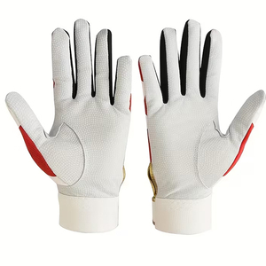 Gants de baseball légers, souples et durables, en cuir antidérapant, avec double couture, pour jeunes joueurs de softball - Product Image 1