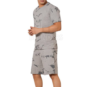 Conjunto de camiseta y pantalones cortos para hombre, para aventuras al aire libre, cómodo y ligero, ideal para viajes de verano, ropa informal y deportiva - Product Image 3