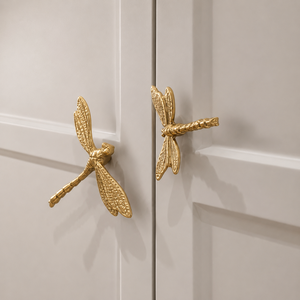 Solid Brass Half Moon <b>Cabinet</b> <b>Knob</b> <b>Gold</b> Finish Textured Decorative Drawer Pull Wardrobe Door Handle Modern Furniture Hardware - Product Image 3