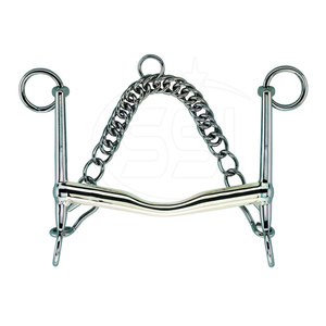 Diseño de Bocado Pelham de Acero Inoxidable Confiable, Cómodo para Caballos, Apto para Montar en Arena y Uso al Aire Libre - Product Image 5