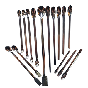 Safety Point SA-CS-009 Titanium Alloy Microscopic <b>Neurosurgery</b> <b>Instruments</b> Includes Double-Ended Spatula Micro Scissors - Product Image 1