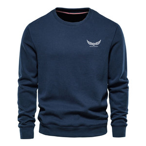 Sudadera para Hombre, Duradera, de Poliéster/Algodón, Diseño Sólido Informal, con Logotipo Personalizado, Ecológica, Transpirable, para Invierno, Gran Venta - Product Image 1
