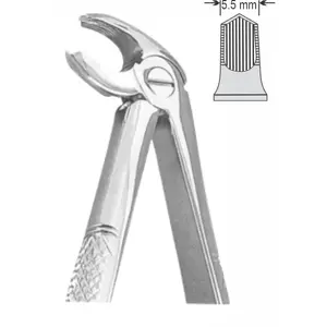 Instruments chirurgicaux dentaires pour enfants FOCEPS D'EXTRACTION pour les centres supérieurs et les molaires inférieures - Product Image 2