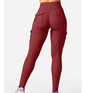 Leggings Deportivos de Yoga para Mujer, Servicio OEM, Transpirables, Ultrafinos, Ligeros, Grosor Estándar, Leggings de Gimnasio, Logotipo Personalizado - Product Image 5