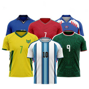 Camiseta de Fútbol de la Selección Nacional de Francia, Argentina, España, Alemania, Inglaterra y Brasil para la Copa Mundial 2026, de Poliéster de Secado Rápido - Product Image 1
