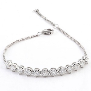 Bracelet en diamant moissanite de bonne qualité, bijoux de luxe haut de gamme pour femmes, à porter au quotidien, cadeau pour une occasion spéciale - Product Image 1