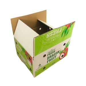 High Quality Eco Friendly <b>Recycled</b> Materials Custom Logo Corrugated Slotted Paper <b>Box</b> Fresh Fruit Vegetable Corn Egg Flour - Product Image 4