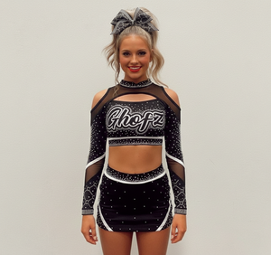 Uniforme de Porristas con Colores Personalizados, Impresión por Sublimación y Logotipo Bordado, Vestido de Porristas para Equipo, Proveedor Mayorista OEM - Product Image 1