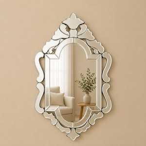 Espejo de Pared Decorativo de Lujo Estilo Barroco Veneciano, Espejo con Marco Ornamentado Vintage, Espejo Decorativo de Vidrio para Sala de Estar, Dormitorio, Pasillo - Product Image 2