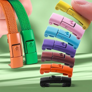 Minmaker 8-Core Non allentante Sneaker in pizzo con fibbia senza nodi per scarpe Organizer - Product Image 1