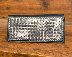 Nueva llegada de alta calidad de los hombres de mano de cuero largo plegable carteras de diseñador de lujo de cuero genuino tarjeta de crédito carteras Concho - Product Image 5