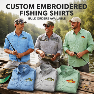 Camisetas de Pesca Bordadas Personalizadas - Pedidos al por Mayor Disponibles de Proveedor Mayorista OEM - Product Image 6