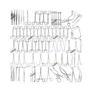 115-Piece Stainless Steel Surgical <b>Instrument</b> Set for Plastic & Reconstructive Surgery Manual Tools CE - Product Image 1