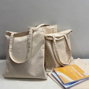 Wholesale Eco Friendly Blank Shopping Storage White Cotton <b>Canvas</b> <b>Tote</b> Bags with Custom Printed Logo High Quality Fashion Bags - Product Image 3