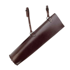 Sacoche de tir à l'arc en cuir pour homme, style vintage, coutures robustes, sangle réglable, confortable à porter, équipement de chasse et d'entraînement - Product Image 1