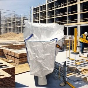 ถุง FIBC ขนาด 1.5 ตัน 1500 กก. ถุงจัมโบ้ PP ทอแบบหนา สำหรับบรรจุทราย ปูนซีเมนต์ ธัญพืช ปุ๋ย สารเคมี - Product Image 2