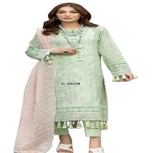 印度供应商提供的热卖新娘巴基斯坦Salwar西装，用于除草和派对，批发价提供salwar kameez