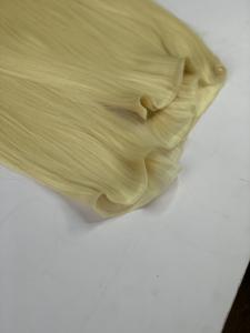 Russe de haute qualité pour les extensions de cheveux de trame de génie noués à la main trame sans couture de cheveux humains bruts - Product Image 4