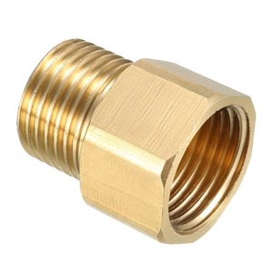 Adaptador de Tubería de Latón en Oferta con Diseño Roscado y Liso para Sistemas Neumáticos Confiables, Disponible a Precio de Mayoreo - Product Image 2