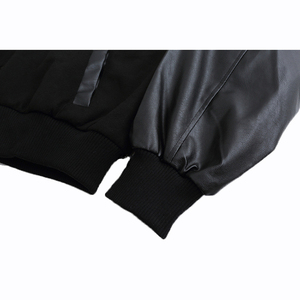 Veste universitaire en toile à prix d'usine abordable, vente en gros, commande en gros, unisexe, pour équipes scolaires et de baseball, vêtement d'extérieur chaud et élégant avec capuche intégrée - Product Image 6