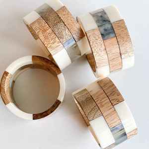 2026 Napkin Rings Wholesale Stocked Eco-Friendly <b>Table</b> Wedding Vintage Luxury <b>Bamboo</b> Napkin Rings Holder for Restaurant - Product Image 2