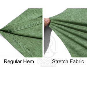 T-shirt pour homme avec logo personnalisé imprimé, 100% coton, col rond, coupe ample, service OEM personnalisé, couleur unie. - Product Image 5