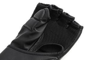 Guantes de MMA de cuero sintético de calidad premium personalizados, mitones de medio dedo para grappling, sparring y entrenamiento para hombres y mujeres - Product Image 4