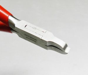 Alicates Manuales para Joyería con Mango Rojo, Herramienta de Acero Inoxidable para Doblar Alambres y Reparar Anillos - Product Image 3
