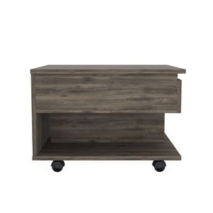 Tavolino da caffè sollevabile marrone scuro con 1 cassetto e 1 ripiano - Product Image 4